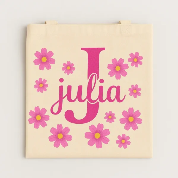 Totebag Floral Personalizada - Imagen 4