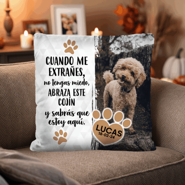 Cojín Personalizado Mascota - Imagen 2