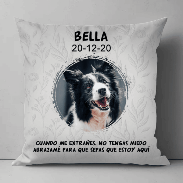 Cojín con la foto de tu mascota