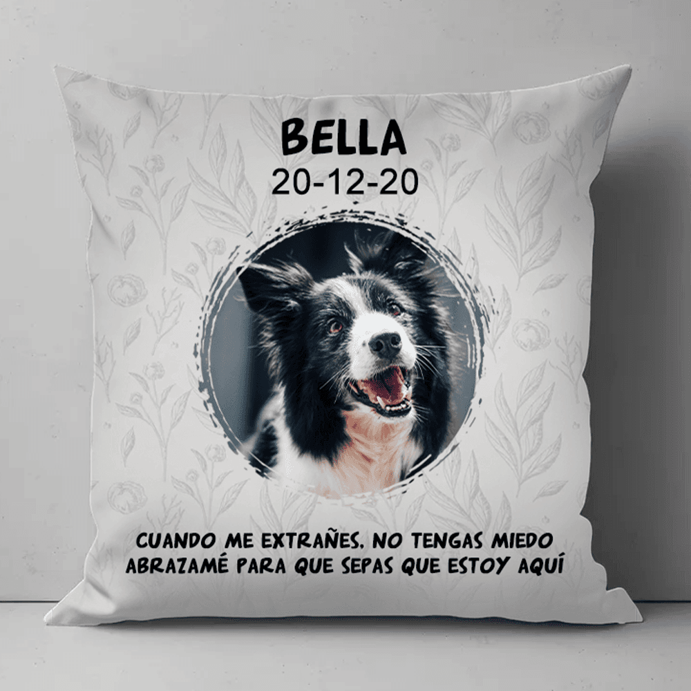 Cojín con la foto de tu mascota